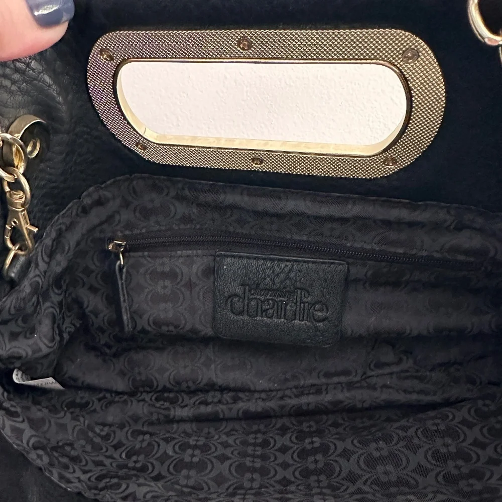Charmning Charlies Black Gold clutch - Picture 4 of 13